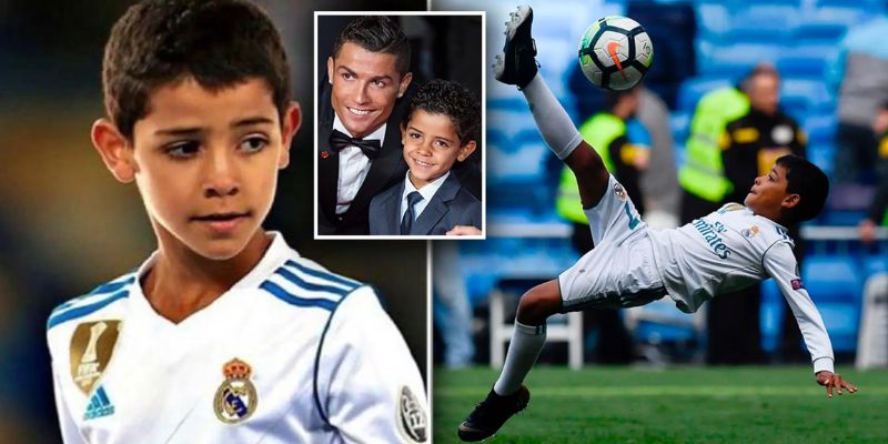 Cậu bé Cristiano Ronaldo Jr đã bộc lộ tài năng bóng đá từ rất sớm